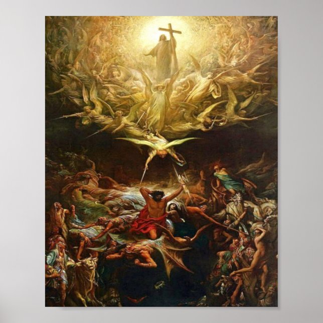 Affiche Le Triomphe de Christianity By Gustave (Devant)