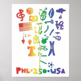 AFFICHE LE TROPHEE SEMIQUINCENTENAIRE ARC-EN-CIEL DE BRETT