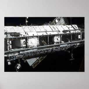 Affiche Le tru tribord de la Station spatiale internationa
