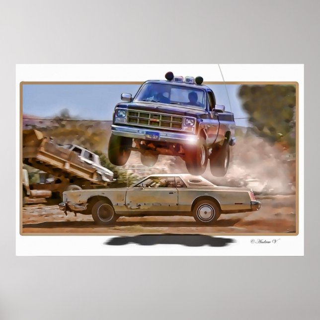 Affiche Le type de la chute (Devant)