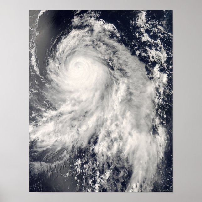 Affiche Le typhon Nakri au large du Japon (Devant)