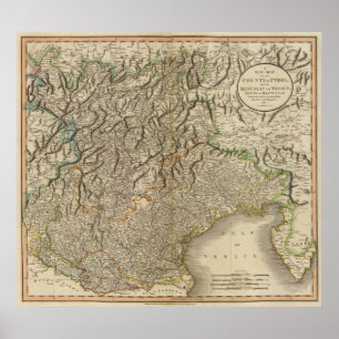 Affiche Le Tyrol, Venise, Mantua