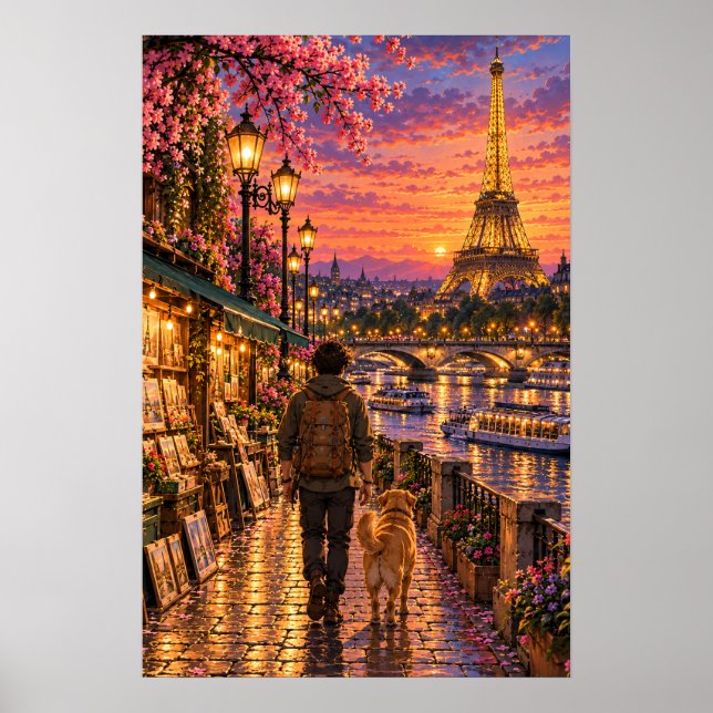 Affiche Le vagabond Paris (Devant)