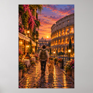 Affiche Le vagabond Rome