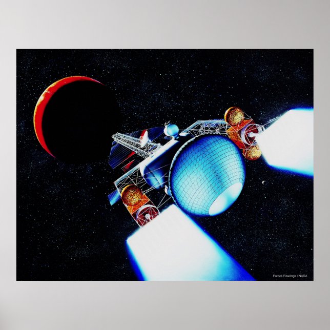 Affiche Le vaisseau spatial Nucléaire Ion (Devant)