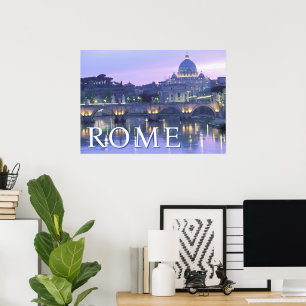 Affiche Le Vatican   Rome, Italie