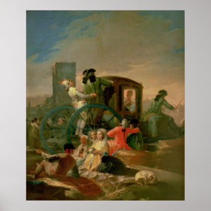 Affiche Le vendeur de poterie, 1778