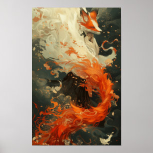 Affiche Le Vénérable et l'affiche à neuf queues - Asi