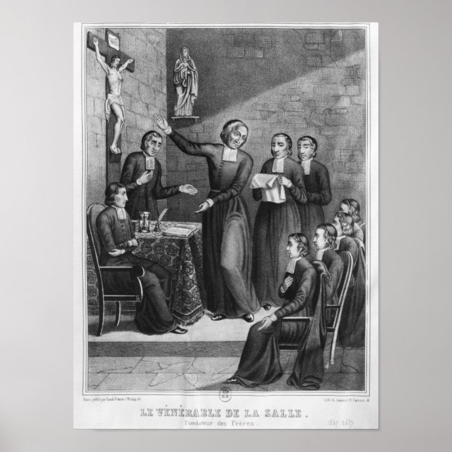 Affiche Le Vénérable Saint Jean-Baptiste de La Salle (Devant)