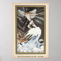 Le Vent du Nord surplombe la mer Kay Nielsen
