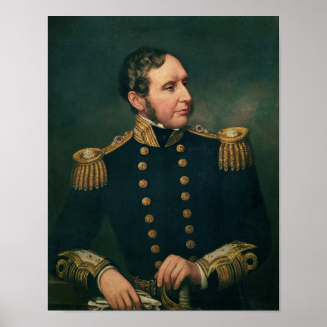 Affiche Le vice-amiral Robert Fitzroy (Devant)