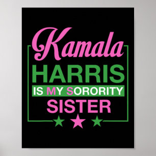 Affiche Le Vice-Président Kamala Harris Est Ma Soeur Sorci