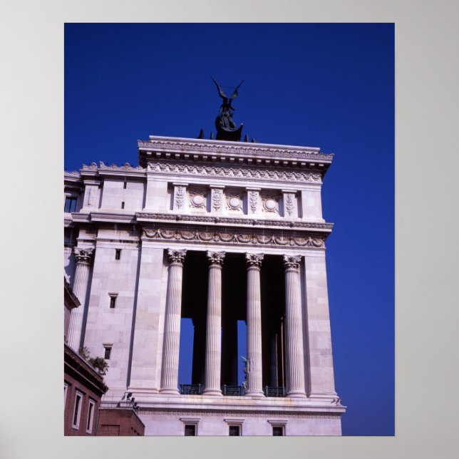 Affiche Le Victor Emmanuel 2ème Monument Rome (Devant)