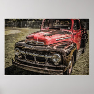 Affiche Le Vieux Rouge antique