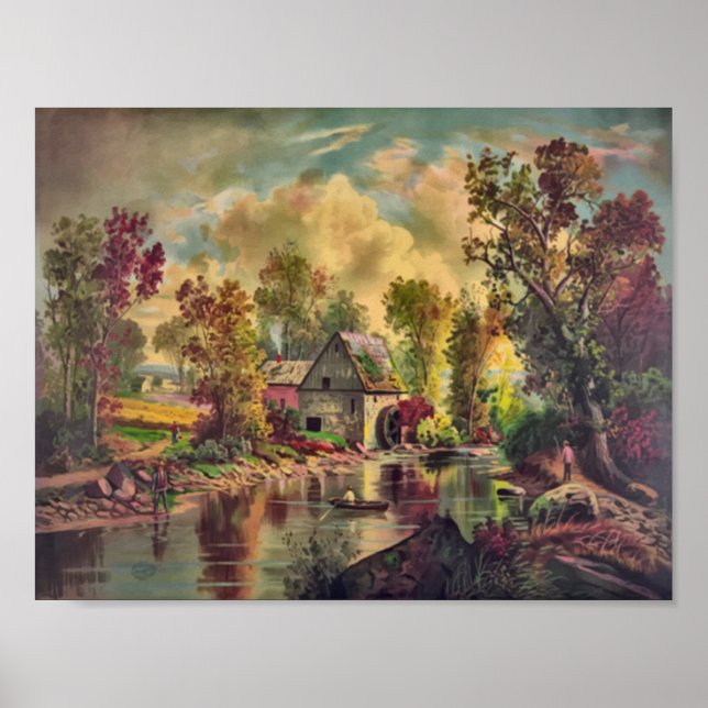 Affiche Le vieux ruisseau Mill (Devant)