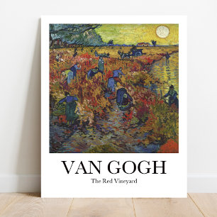 Affiche Le vignoble rouge par Vincent van Gogh