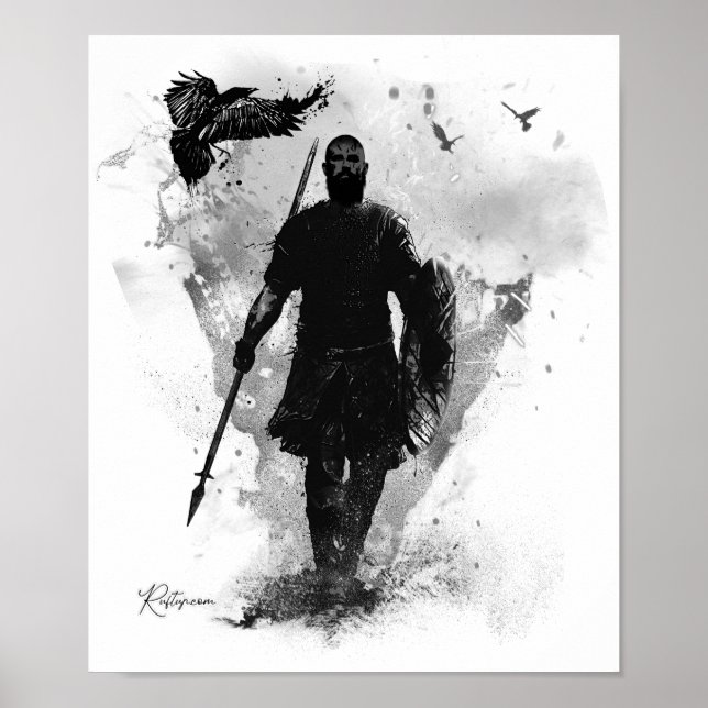 Affiche Le Viking un pas à la fois à Valhalla (Devant)