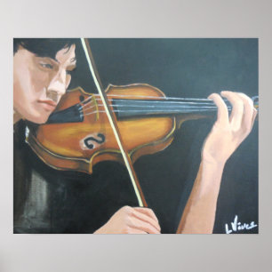 Affiche Le violoniste (peinture)