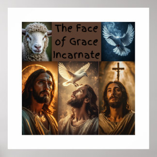 Affiche Le Visage de la Grâce Incarnée conception 1