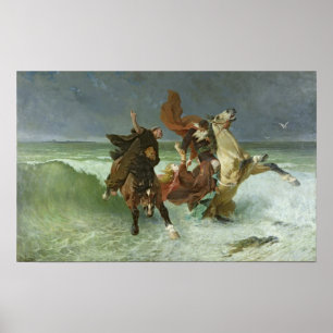 Affiche Le vol de Gradlon Mawr c.1884