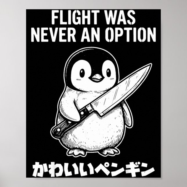 Affiche Le vol n'a jamais été une option  (Devant)