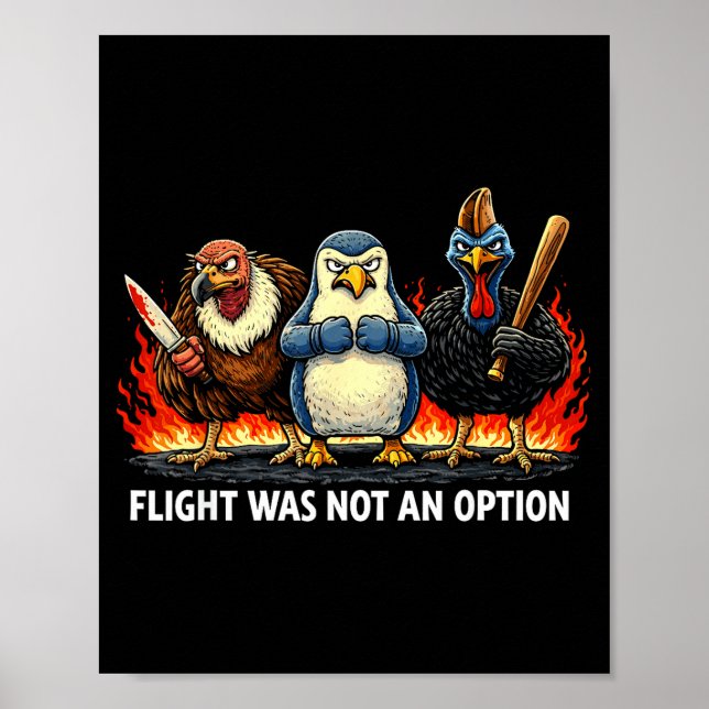 Affiche Le vol n'était pas une option  (Devant)