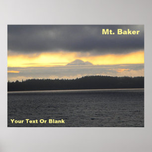 Affiche Le volcan du Mont Baker