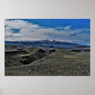 Affiche Le volcan Katla