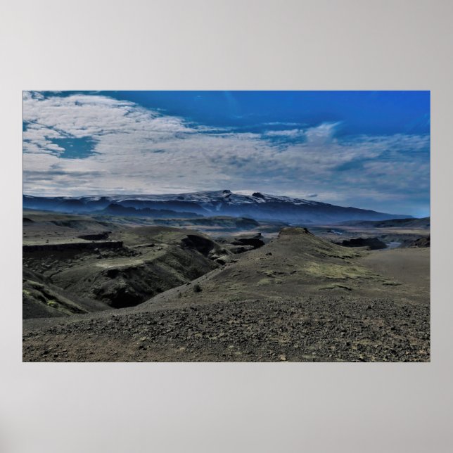 Affiche Le volcan Katla (Devant)