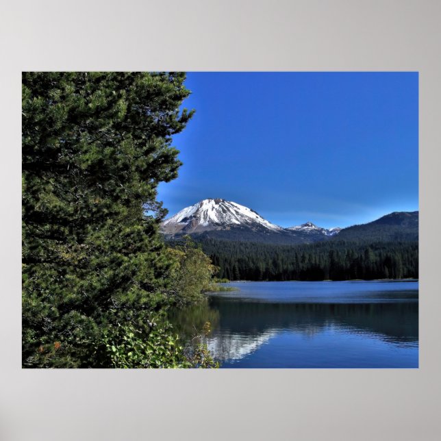 Affiche Le volcan Lassen (Devant)