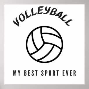 Affiche Le volley-ball, mon meilleur sport