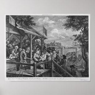 Affiche Le vote, 1758