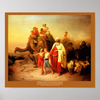 Affiche Le voyage d'Abraham Reproduction de Josef Molnar