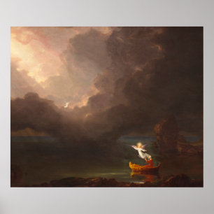 Affiche Le Voyage de la vie d'Age Thomas Cole 1842