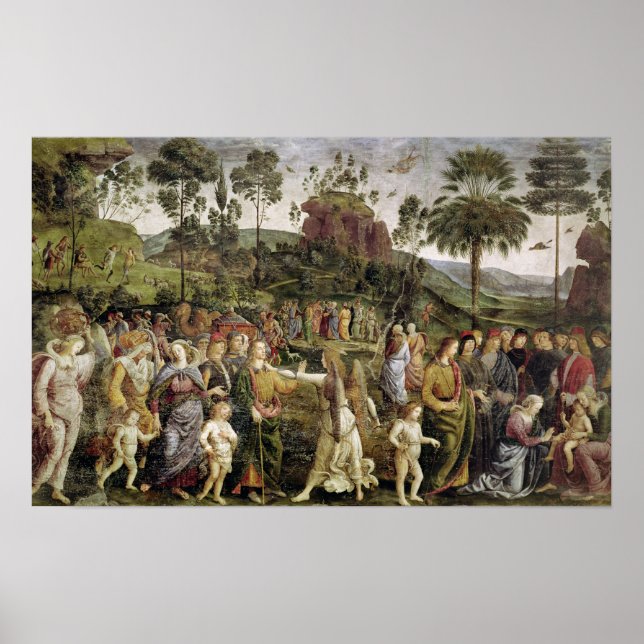 Affiche Le voyage de Moïse, vers 1481-83 (Devant)