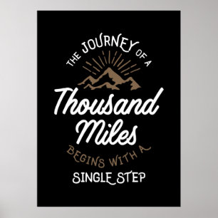 Affiche Le Voyage D'Un Mille Kilomètres
