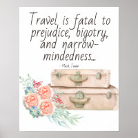 Le voyage est un faux Mark Twain Citation