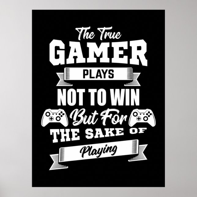 Affiche Le Vrai Joueur Joue Pour Ne Pas Gagner (Devant)
