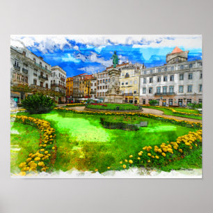 Affiche Le vrai Portugal - Coimbra