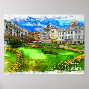 Affiche Le vrai Portugal - Coimbra