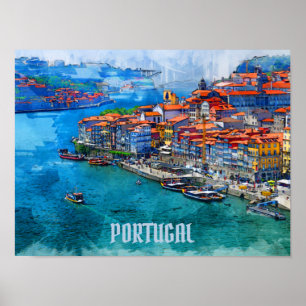 Affiche Le vrai Portugal - Porto