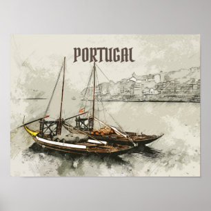 Affiche Le vrai Portugal - Porto