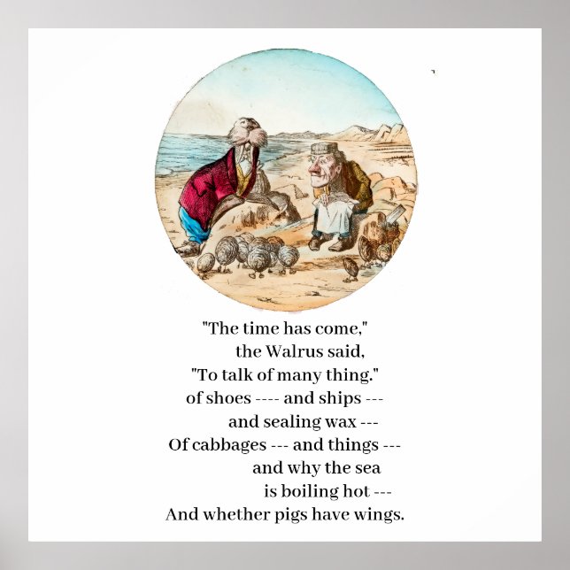 Affiche Le Walrus dit au Carpenter (Devant)