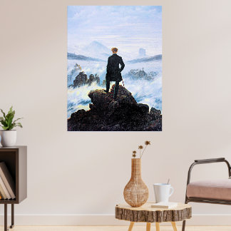 Affiche Le Wanderer, la peinture d'art,