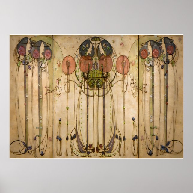 Affiche Le Wassail - Charles Mackintosh (Devant)