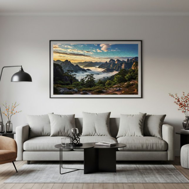 Affiche Le Web sur les montagnes (Créateur téléchargé)