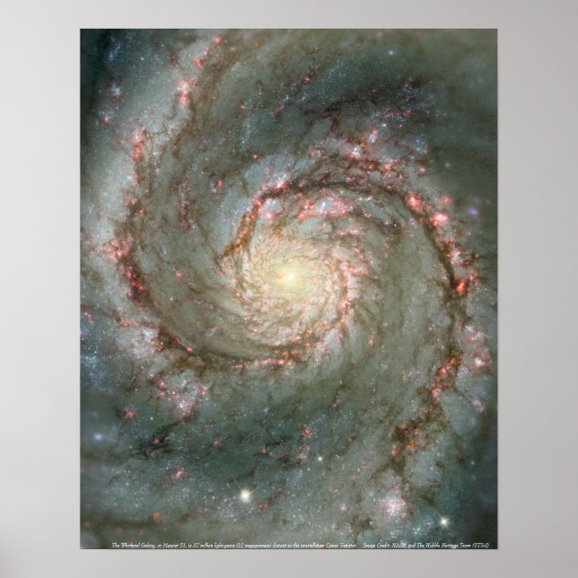 Affiche Le Whirlpool Galaxy (Devant)