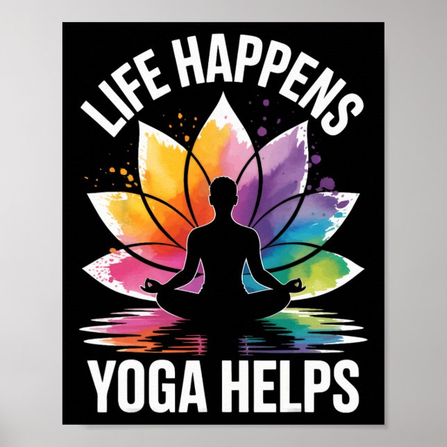 Affiche Le Yoga Aide à Vivre  (Devant)