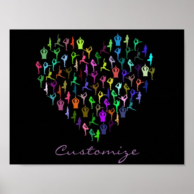 Affiche Le Yoga Poses Coeur Thunder_Cove (Devant)