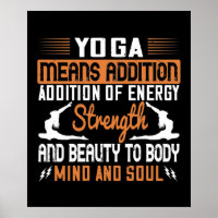Le yoga signifie l'addition de l'énergie de l'espr